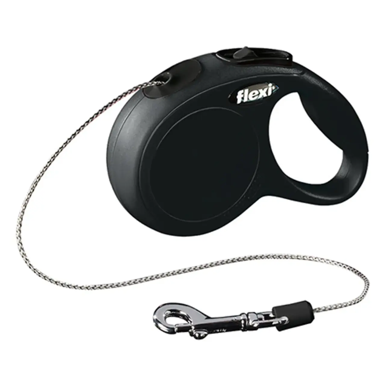 Flexi New Classic XS Hundeline Sort 3 m - maks 8 kg